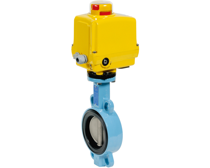 Ductile iron butterfly valve 1150LT10 DN40 + SA05 PCU